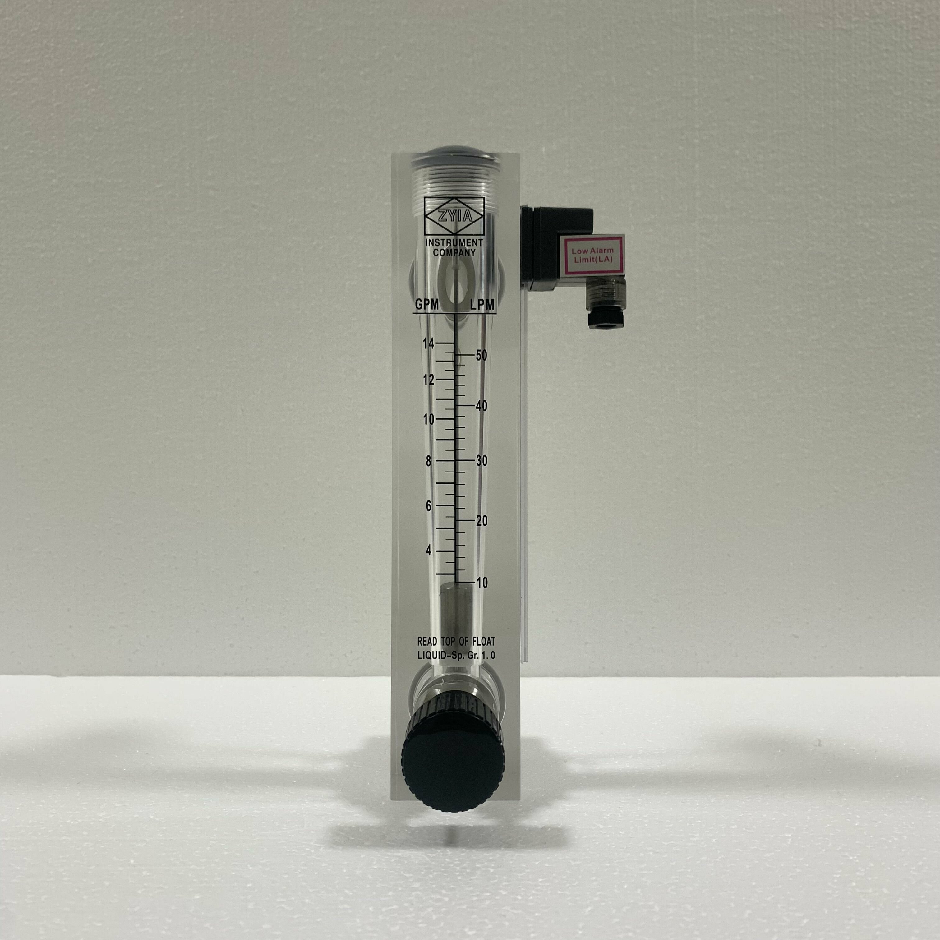 Ротаметр (расходомер) воды LZM-25ZT, диапазон измерения 10-50 л/мин (LPM)
