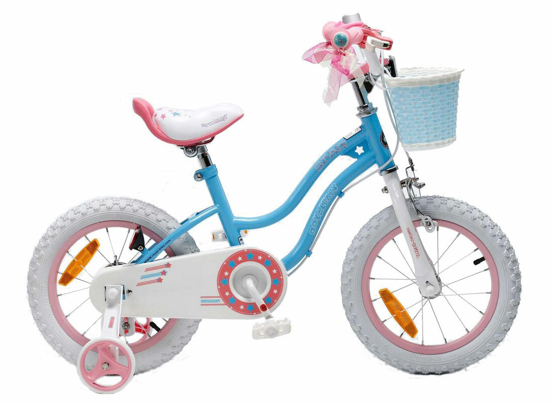 Детский велосипед Royal Baby RB16G-1 Stargirl Steel 16 рама 25 Синий