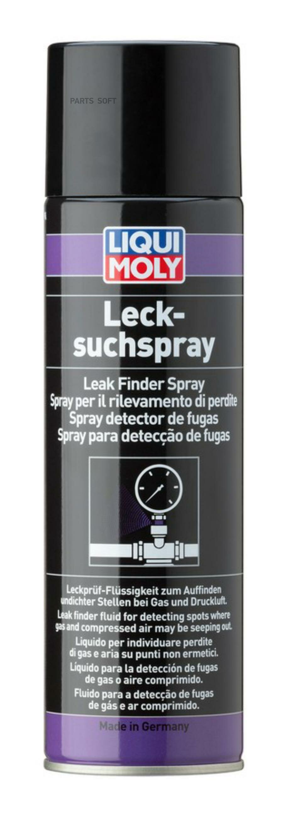 LIQUI MOLY 3350 3350 LiquiMoly Ср-во д/поиска мест утечек воздуха в сист. Leck-Such-Spray(04л)