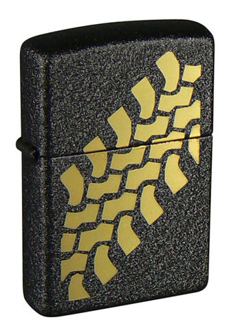 Средство для розжига с покрытием Black Crackle Zippo арт. 236 Tire Tracks