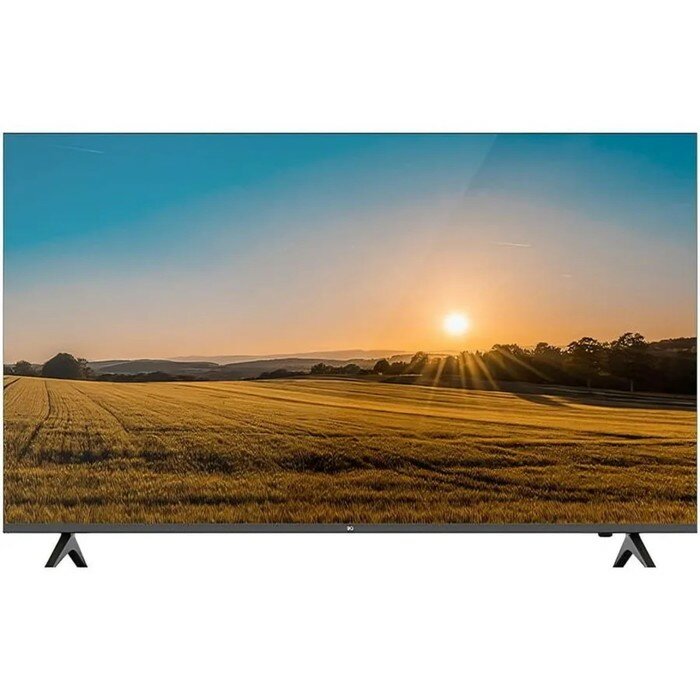 BQ Телевизор BQ 55FSU34B, 55", 3840x2160, DVB-T2/S/S2, HDMI 3, USB 2, SmartTV, чёрный - фотография № 1