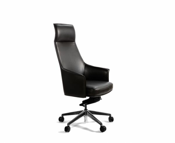 Кресло для руководителя Norden Бордо leather (цвет: коричневый)