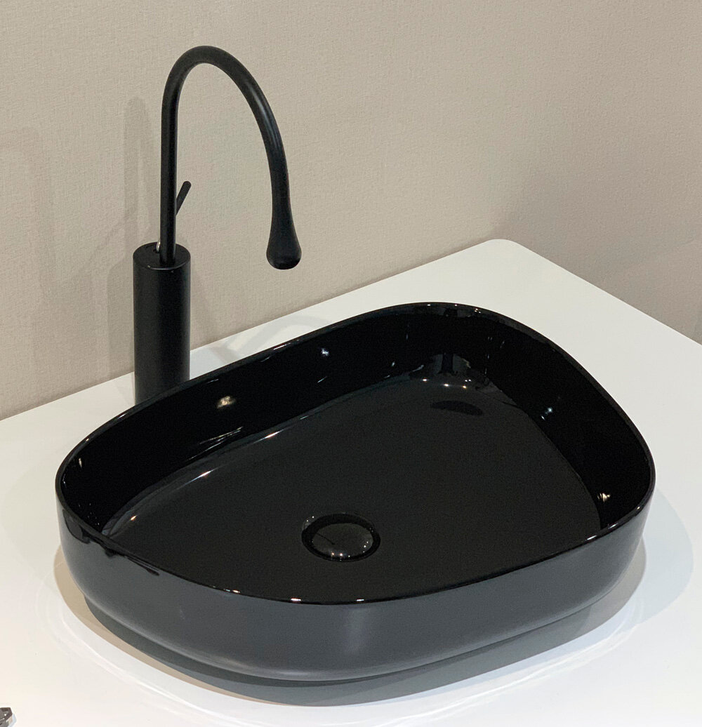 BelBagno Раковина накладная керамическая BB1435-NERO