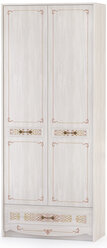 Шкаф комбинированный Флоренция 13.04, цвет ясень анкор светлый, ШхГхВ 86,6х39,7х210,3 см.