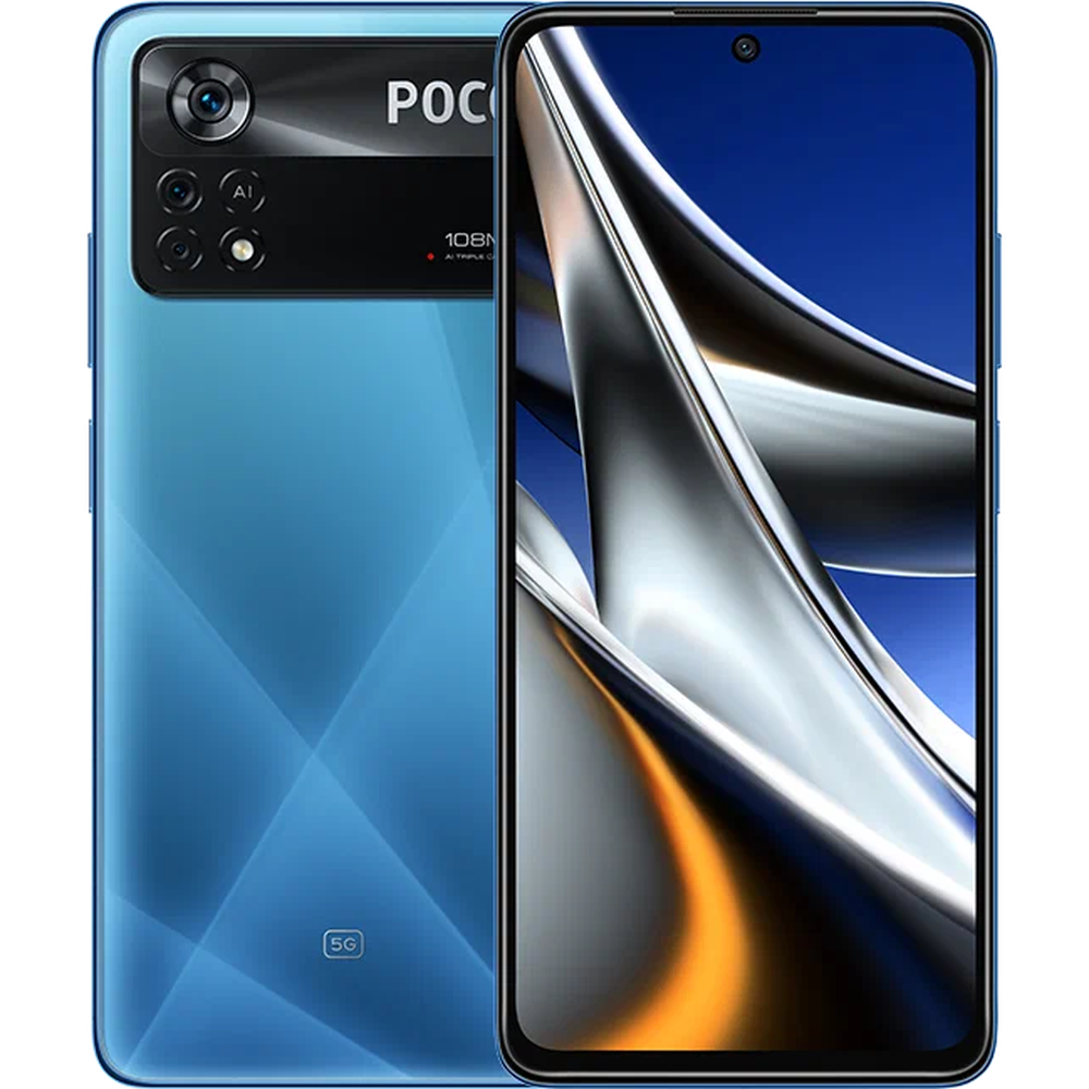 Смартфон Poco X4 Pro 5G 6/128GB RU Laser Blue