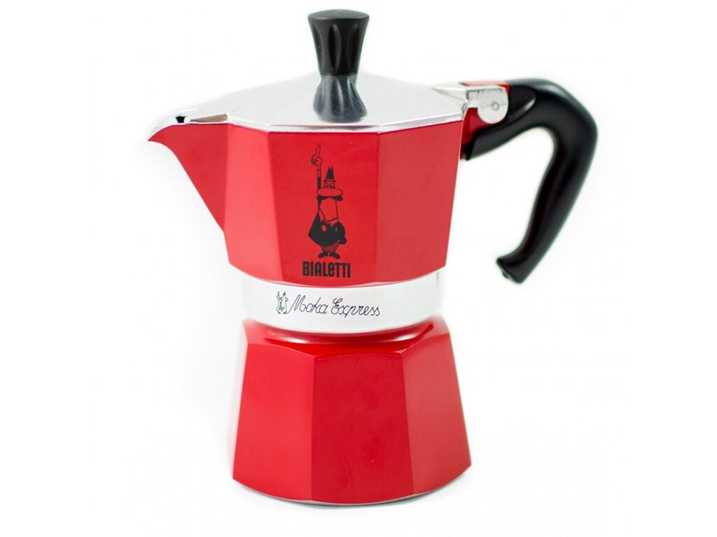 Кофеварка Bialetti Moka Express Rossa 6 порций 4943