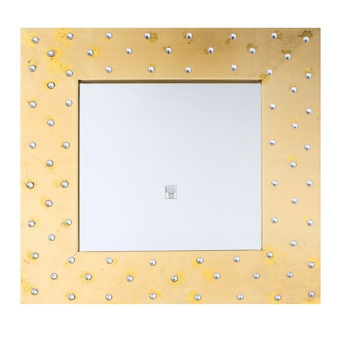 Зеркало "Чиэра", золото, 50 × 50 см - фотография № 1