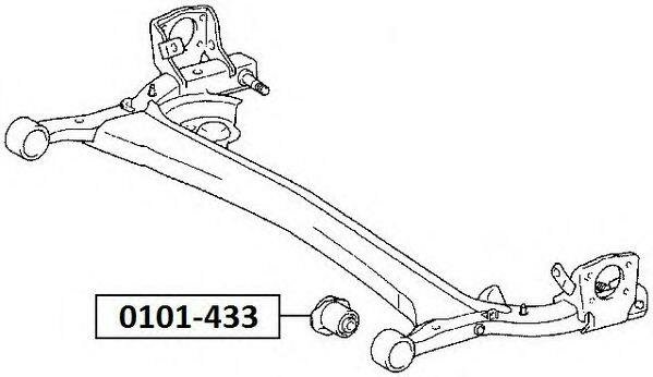 Asva подвеска, рычаг независимой подвески колеса 0101433