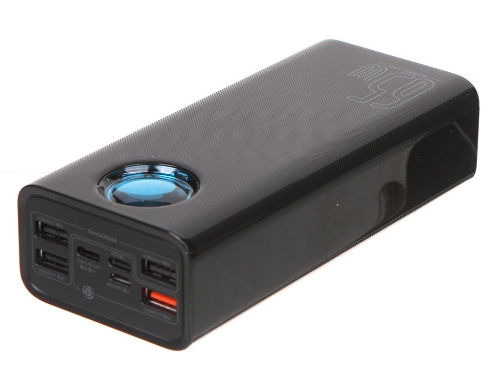 Внешний аккумулятор Baseus Power Bank Bipow Digital Display 10000mAh 20W Black PPDML-L01 - фото №1