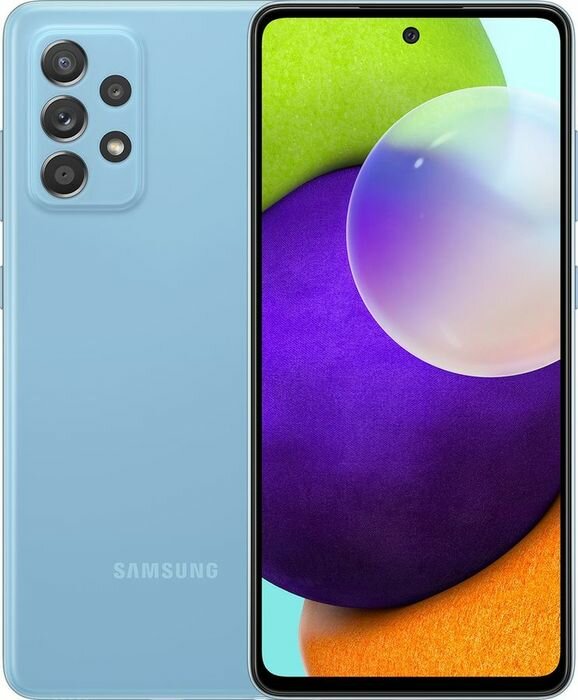 Смартфон Samsung Galaxy A52 8/256Gb (SM-A525FZBICAU), голубой