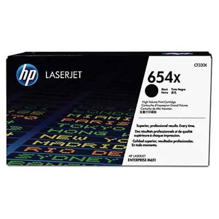 Картридж HP 654X, черный/ 20500 страниц (CF330X)