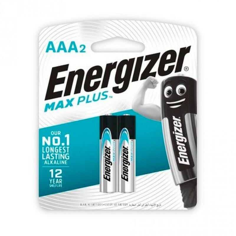 Батарейка алкалиновая Energizer Max Plus AAA LR03 BL-2 1,5V 2 шт