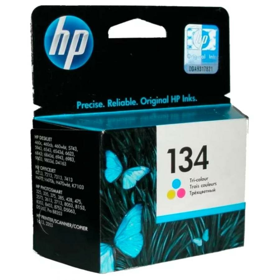 Картридж HP 134 C9363HE для HP DJ 6543/5743/6843/PS 8153/8453, трехцветный