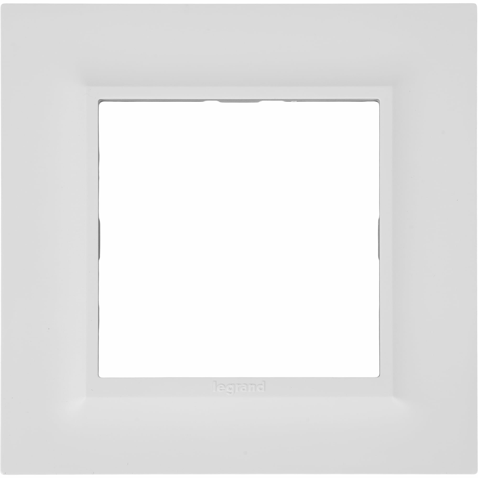 Рамка для розеток и выключателей Legrand Structura 1 пост, цвет белый. Набор из 3 шт. - фотография № 1