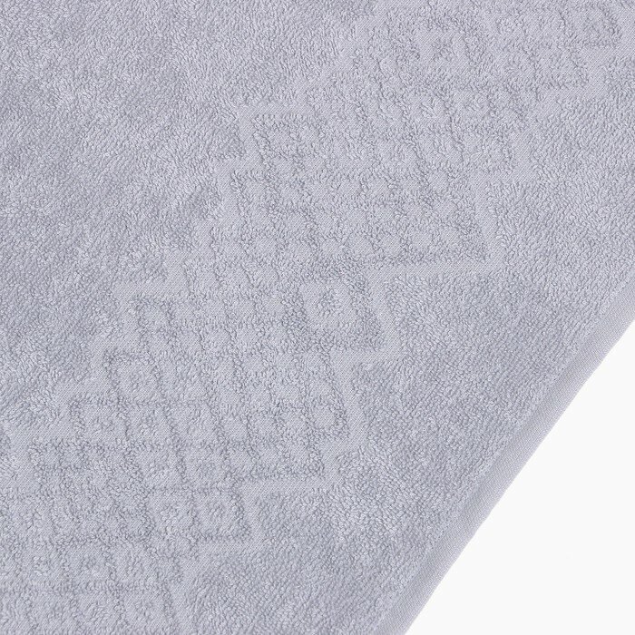 Полотенце махровое Flashlights 30Х70см, цвет серый, 295г/м2, 100% хлопок - фотография № 3