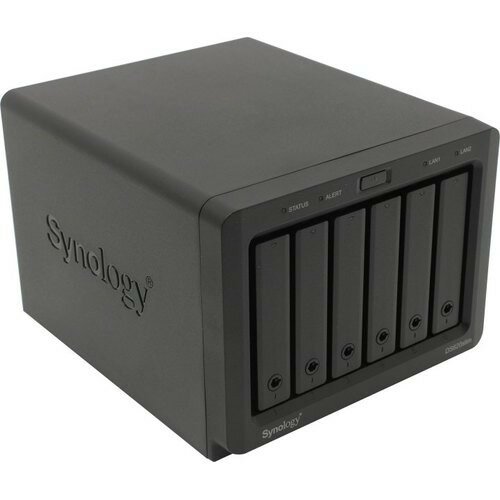 Synology Дисковый массив DS620slim Сетевое хранилище DC2,0GhzCPU 2Gb upto6 RAID0,1,10,5,6 up to 6HDDs SATA 2,5' 2xUSB 3.0 2xGigEth iSCSI 2xIPcam up to 25 1xPS 2YW