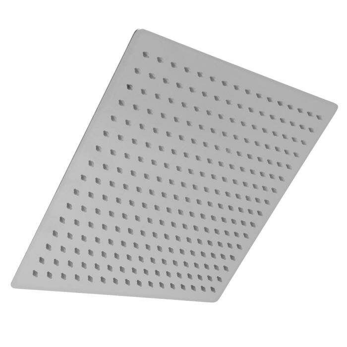 фото Душевая лейка Accoona А358-1, тропическая, 25х25 см, нержавеющая сталь