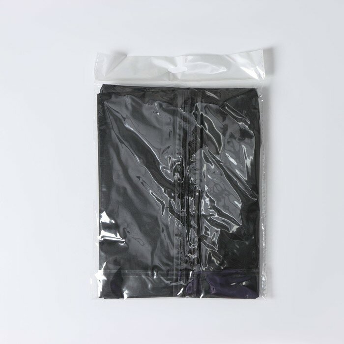 LaDо?m Чехол для одежды LaDо́m, 60×90 см, плотный, PEVA, цвет чёрный - фотография № 3