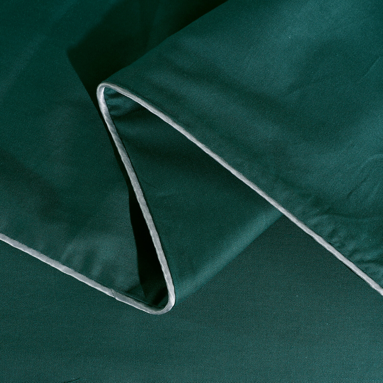 Комплект постельного белья Однотонный Сатин Элитный OCE009 - фотография № 8