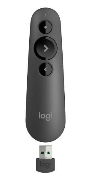 Презентер Logitech R500s LASER PRESENTATION REMOTE графитовый Bluetooth (910-005843)