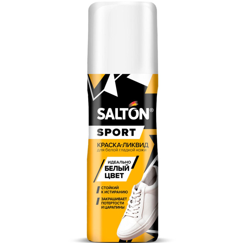 фото Краска ликвид д/восстан.цв.Изд.из гладкой кожи,75мл Бел.(12) SALTON Sport, 1 шт.