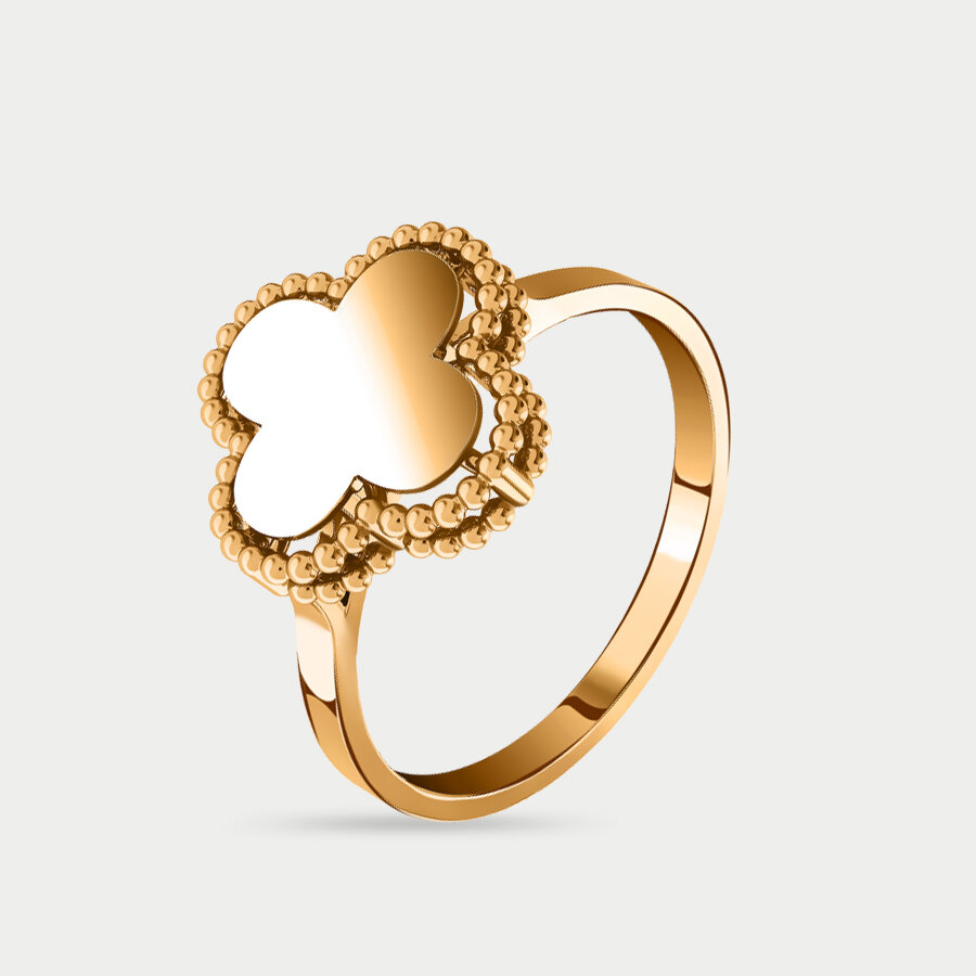 Кольцо GOLD CENTER, красное золото, 585 проба, размер 16