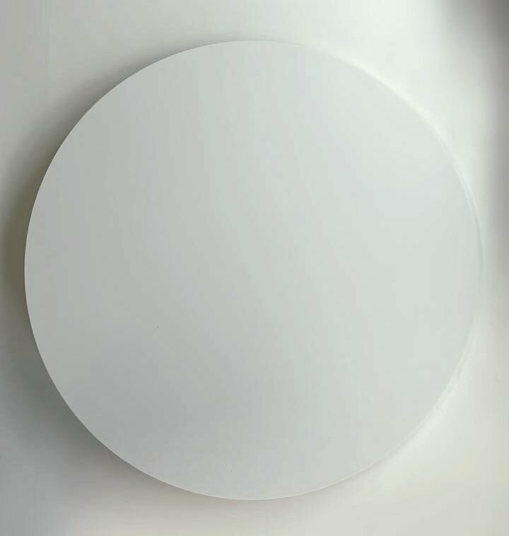 Светильник-ночник "Круг" диаметр 35см, выключатель кнопочка, белая теплая подсветка - фотография № 3