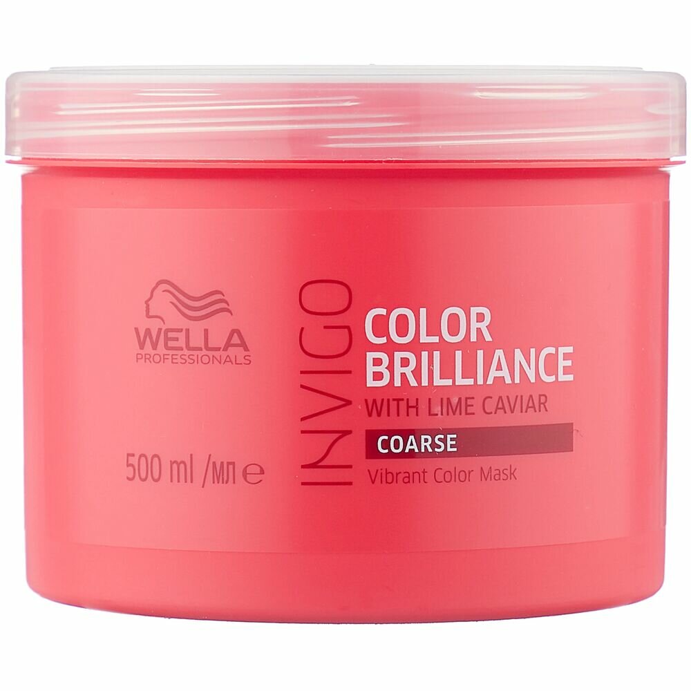 Wella Professionals Маска-уход для защиты цвета окрашенных жестких волос Color Brilliance, 500 мл.