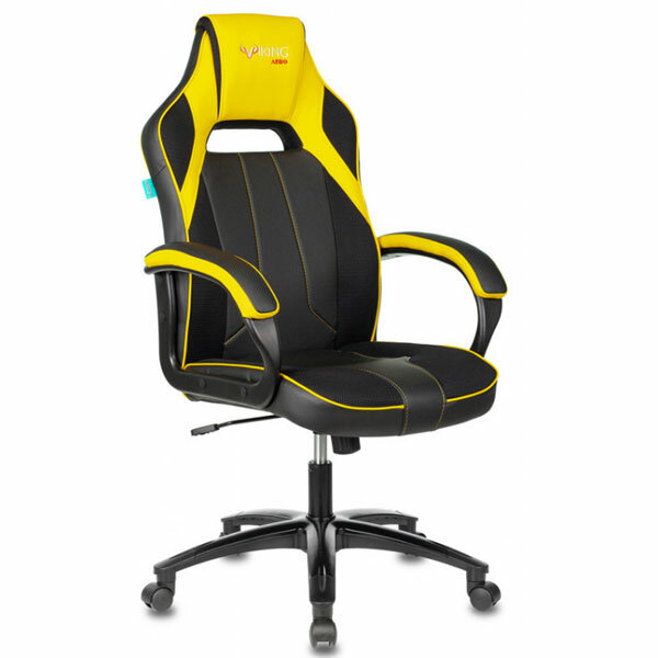 Кресло Бюрократ Кресло игровое Бюрократ VIKING 2 AERO YELLOW