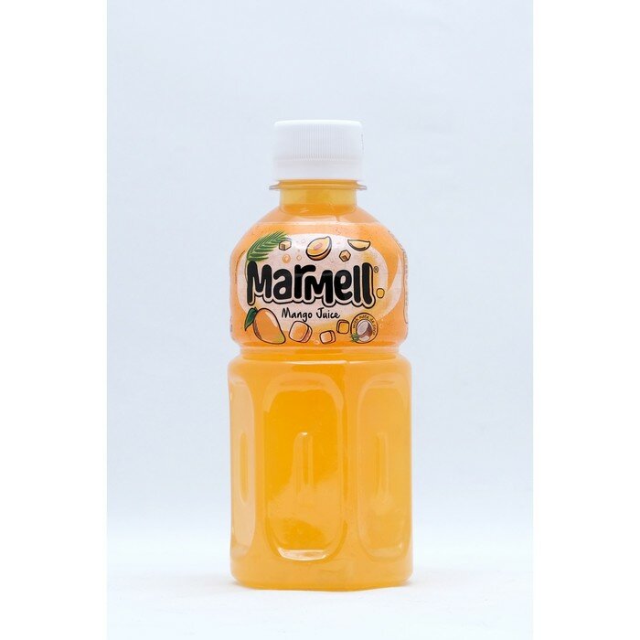 Напиток Marmell негазированный, со вкусом манго и кусочками кокосового желе, 0.32 л - фотография № 1