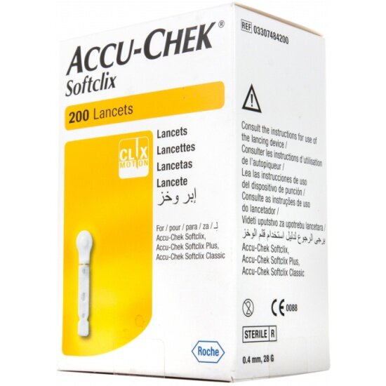 Ланцеты ROCHE Accu-Chek Софткликс №200