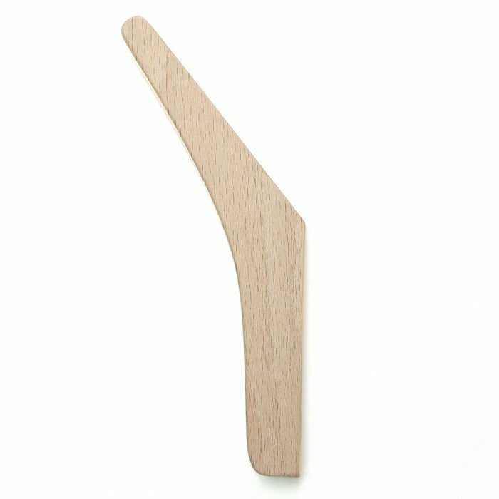 Крючок-вешалка деревянный №2, Бук, 1шт (комплект из 4 шт) - фотография № 4