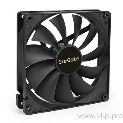 Вентилятор ExeGate Ex14025s3p, 140x140x25 мм, подшипник скольжения, 3pin, 900RPM, 24dBA Ex283396rus .