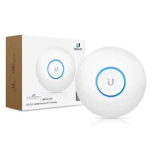 UniFi AP AC Lite [UAP-AC-LITE-EU] Ubiquiti   2.4 /5 , , 802.11ac, MIMO 2x2, 20, 1x Gigabit Ethernet, RTL {10} (023521)