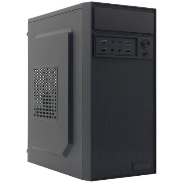 Корпус Minitower ExeGate EX291273RUS BAA-109U2-AAA400 (mATX, AAA400 8см, 2*USB+2*USB3.0, аудио, черный)