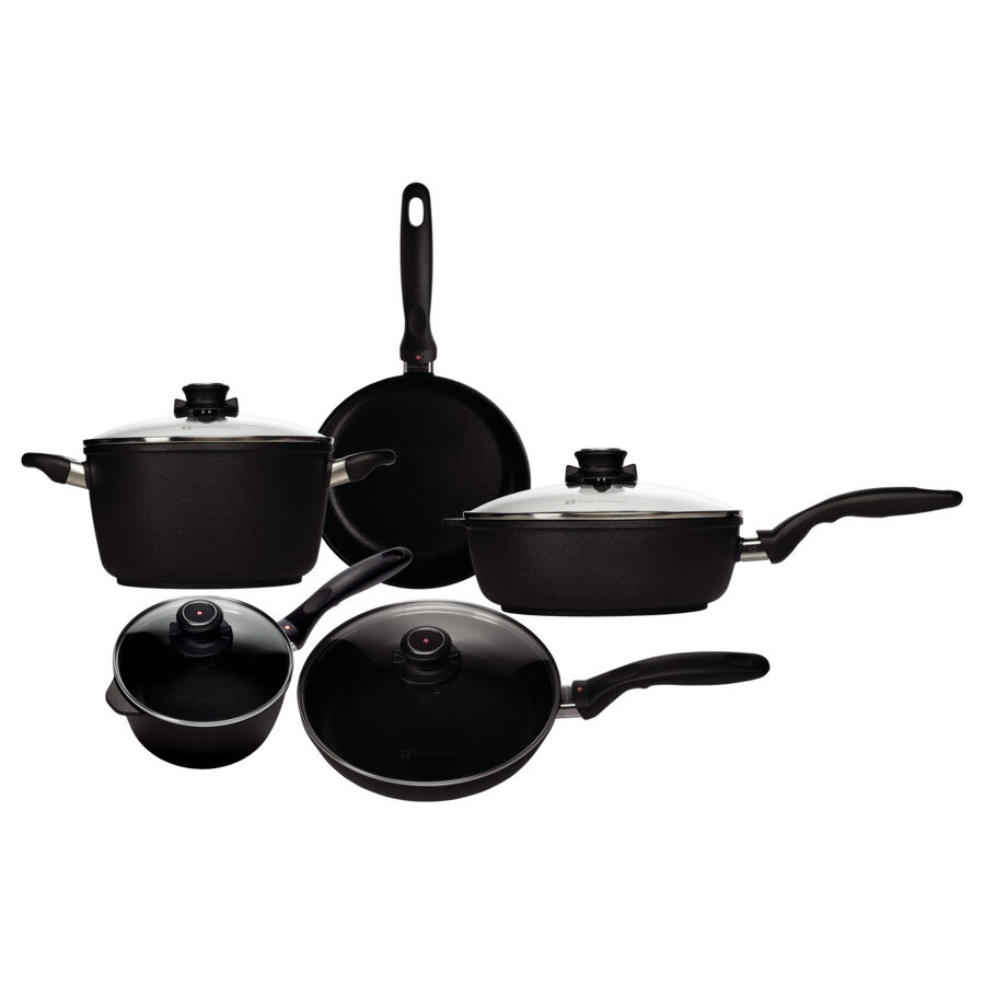 фото Набор посуды для приготовления с алмазным покрытием Swiss Diamond XD CLASSIC+ 9 предметов, алюминий,