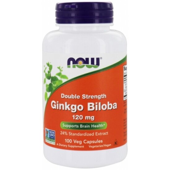 Биологически активная добавка NOW Гинкго билоба 100 капсул