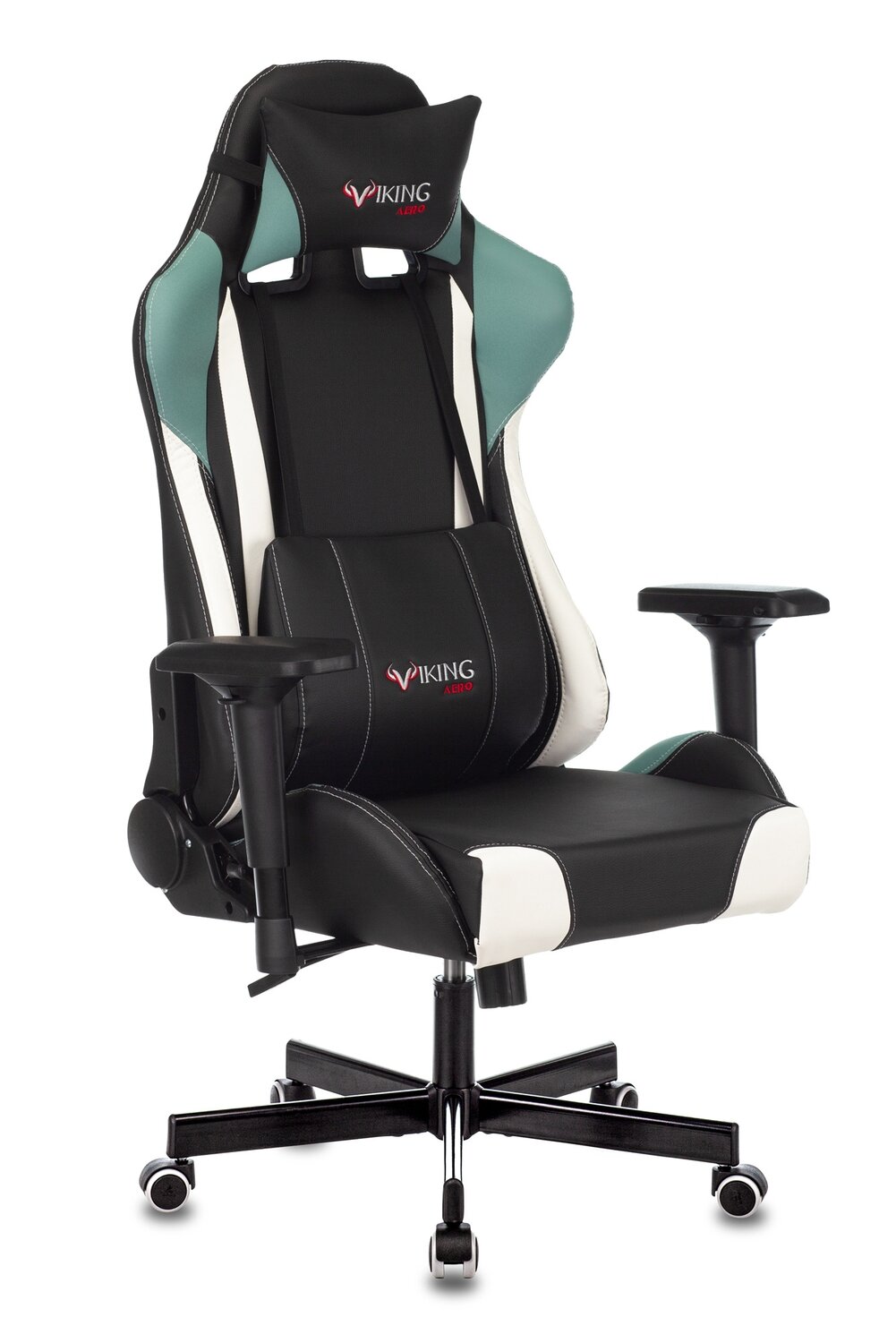 Кресло компьютерное Zombie VIKING TANK черный/серый/белый искусственная кожа