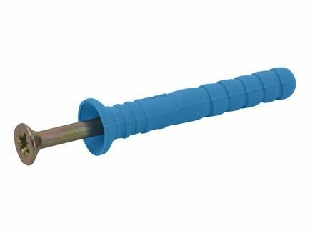 фото Дюбель с шурупом "Быстрый монтаж" цилиндр.борт 6*60мм 150шт/уп Daxmer