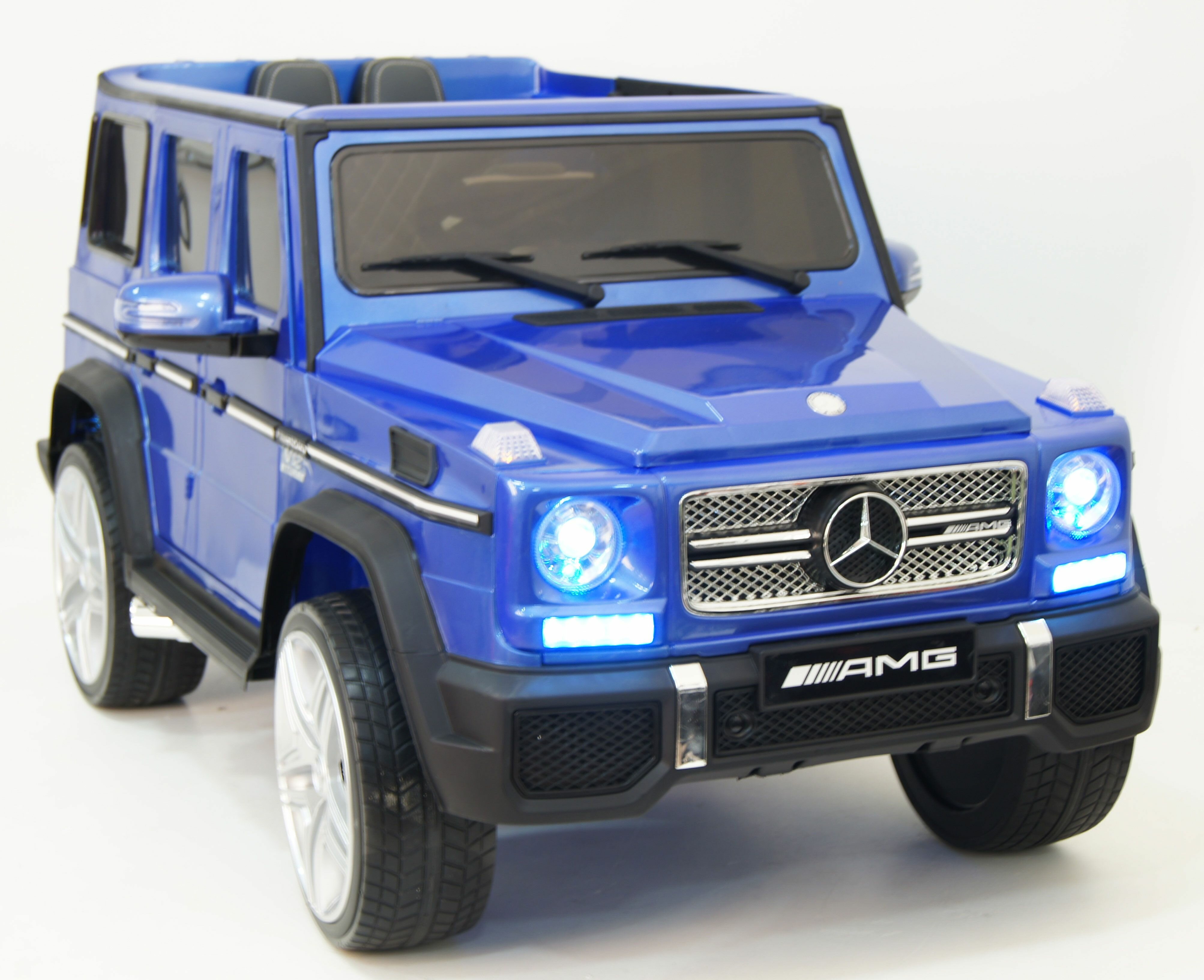 Электромобиль RiverToys Mercedes-Benz G65 AMG Синий глянец