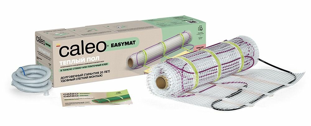 CALEO EASYMAT Caleo Нагревательный мат для теплого пола CALEO EASYMAT 140 Вт/м2 5 м2