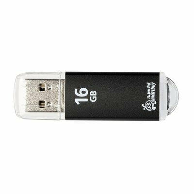 Флеш-память USB 2.0 16 Гб SmartBuy V-Cut (SB16GBVC-K), 445913