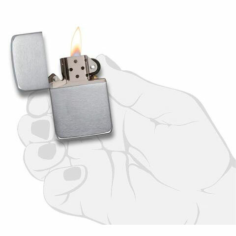 Зажигалка Zippo Replica 1941 Brushed Chrome 1941 - фотография № 4