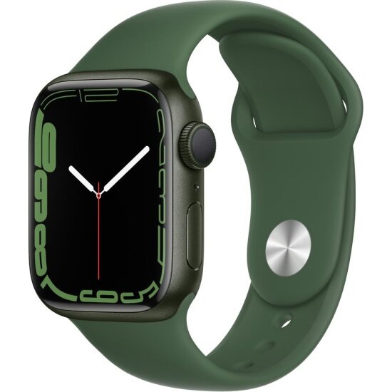 Смарт-часы APPLE Watch Series 7 MKN73GK/A 45мм, зеленый