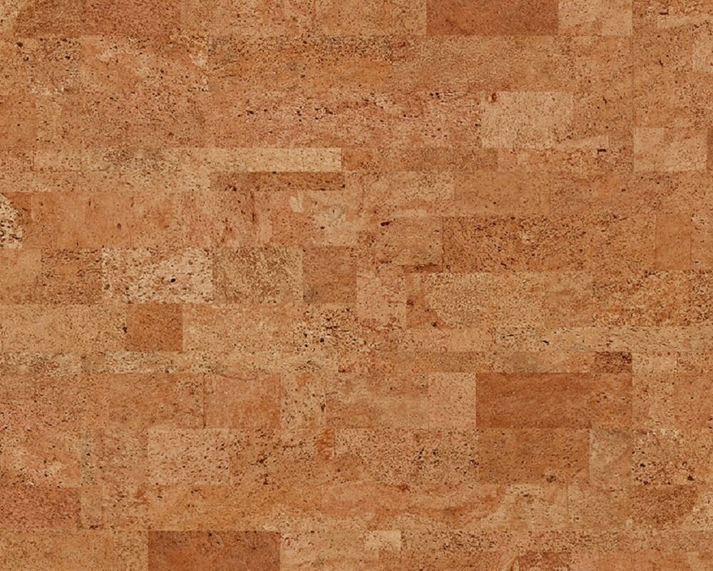 AJ8F004 Пробковое напольное покрытие AMORIM CORK PURE Originals Identity, в листах 600*300*6 мм, фаска с 4 сторон, предлакировка, 10 листов в упаковке - фотография № 1