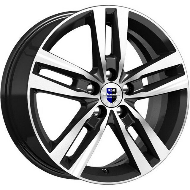 Колесный диск КиК Rassvet 6.5x16/5x114.3 D67.1 ET38 алмаз чёрный