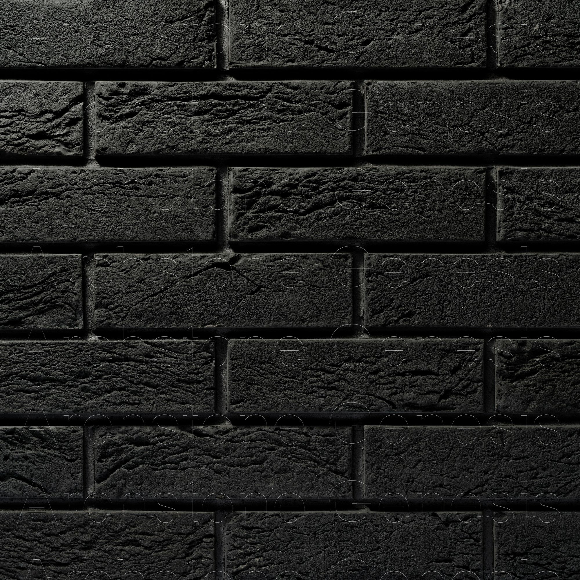 Фасадная плитка (В108-01) 210х60х15мм BRICK темно-серый плоскостной нормативная ширина шва 10мм (упаковка 0924м2)