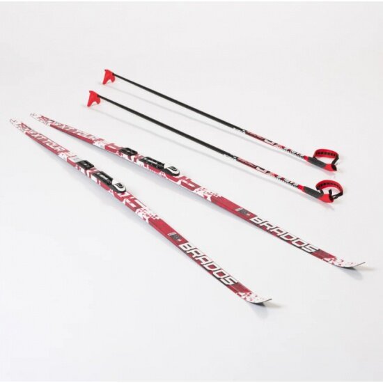 Лыжный комплект STC с креплением NNN (Rottefella) с палками 190 WAX Brados XT Tour Red
