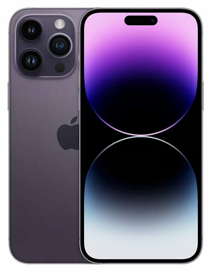 Смартфон Apple iPhone 14 Pro Max 256 ГБ, глубокий фиолетовый (nano-Sim + eSim)