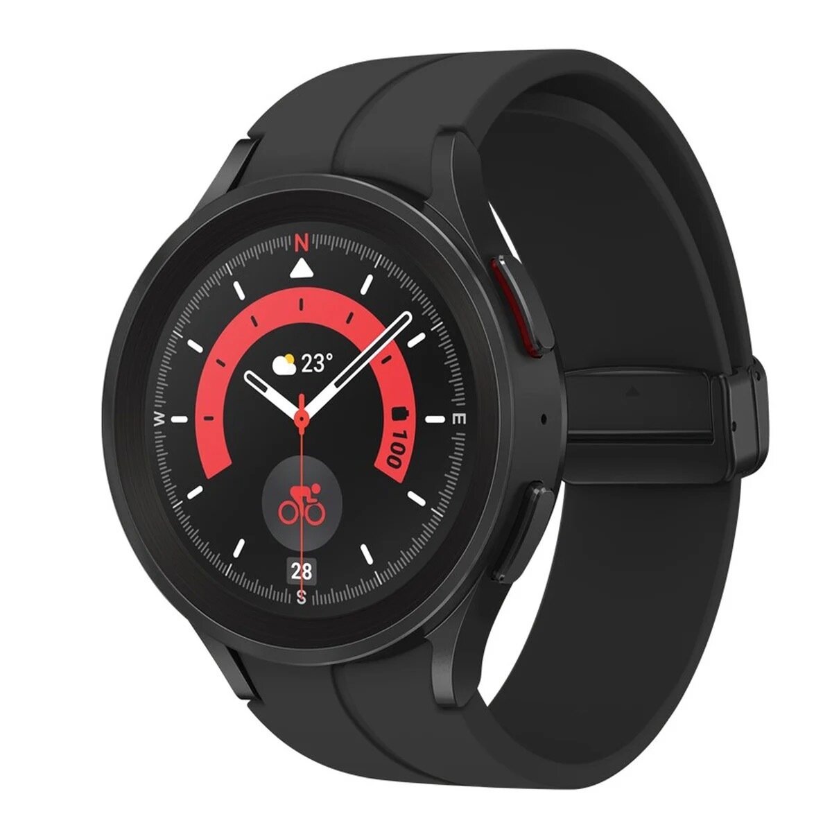 Умные часы Samsung Galaxy Watch 5 Pro LTE (45 mm) Black Titanium (Чёрный фантом)